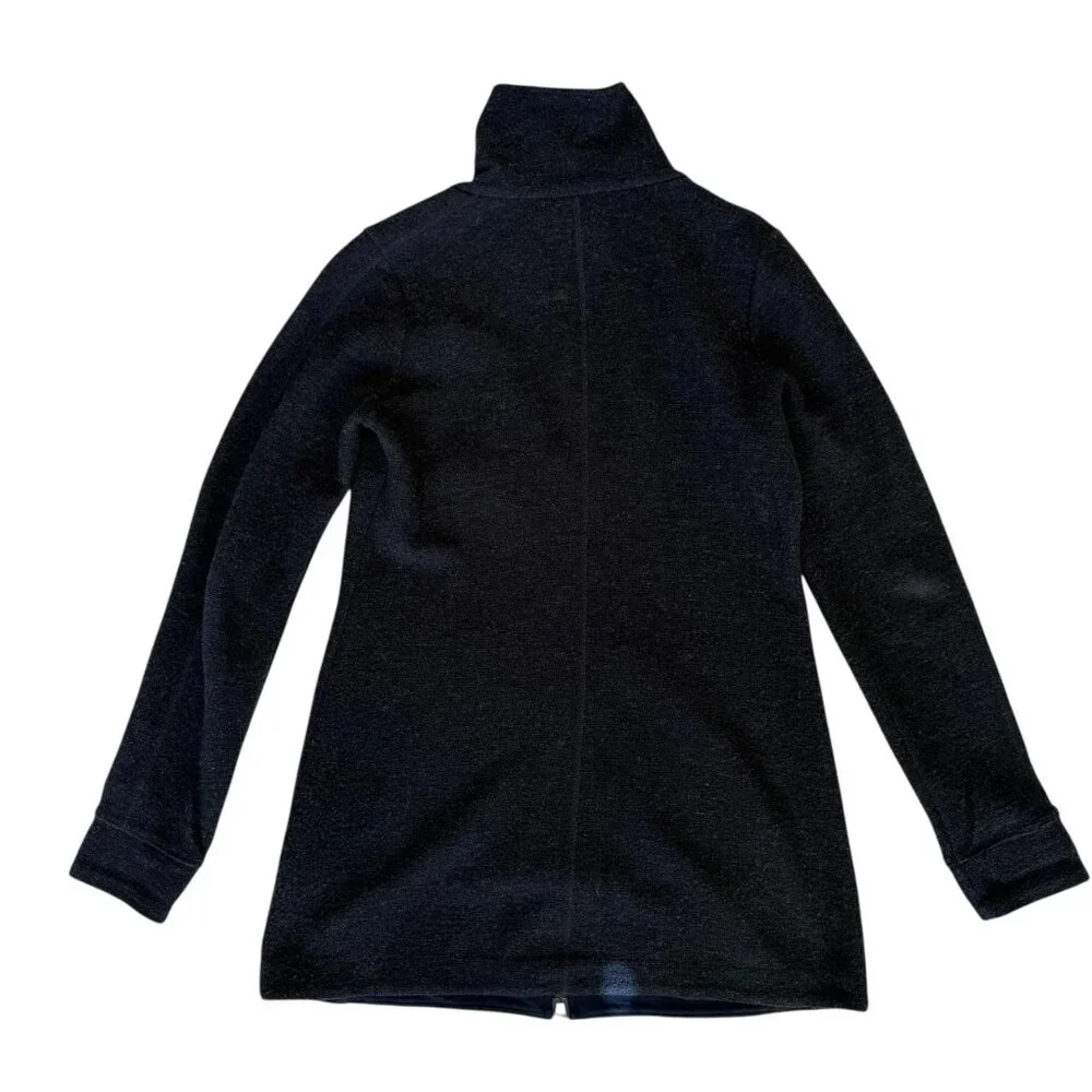 Ibex Merino Wool Blend Alana Tunic Sweater Jacket Soft Full Zip Gorpcore Small - Picture 10 of 10